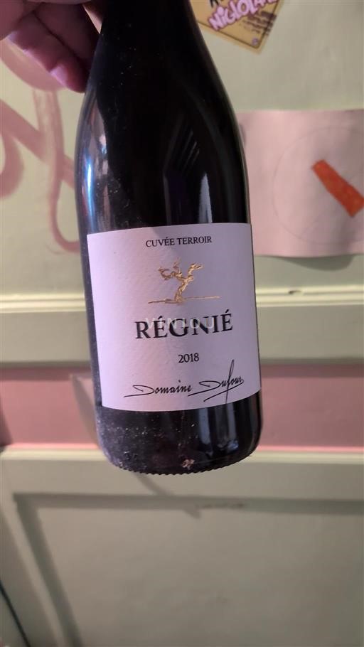 Beaujolais Régnié Domaine Dupeuble Terroir 2018