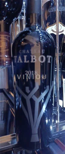 Viinit Rouge sec Château Talbot 2018 Ranska Bordeaux Saint-Julien AOC Grand Cru