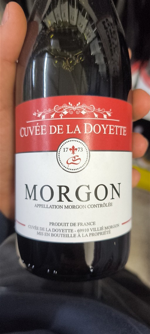Vin Rouge sec Cuvée de la Doyette La Doyette 2023 France Beaujolais Morgon AOC