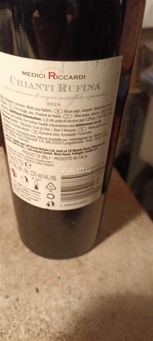 Toscana No especificado Medici Riccardi 2018