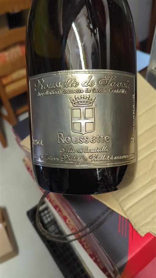 Vin Blanc sec Roussette Philippe Viallet Non millésimé France Savoie et Bugey Roussette-de-savoie AOC