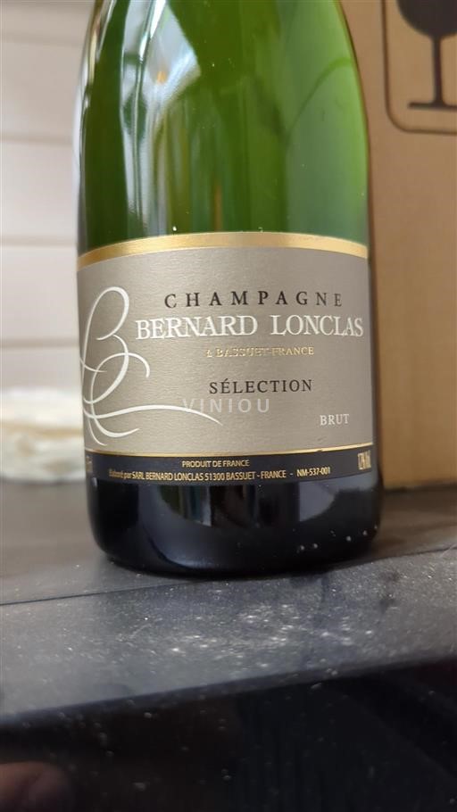 Champaña Champán Bernard Lonclas Sélection Sin añada