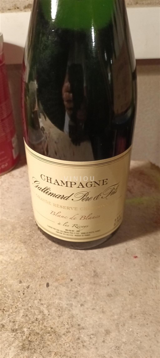 Champanhe Gallimard Père et Fils Blanc de Blancs Não Sazonado