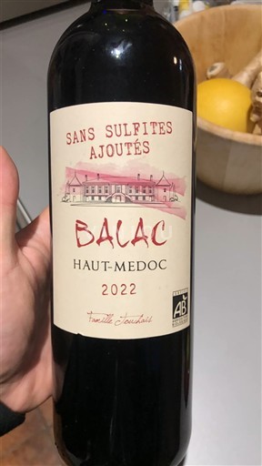 Bordeaux Haut-Médoc Balac 2022