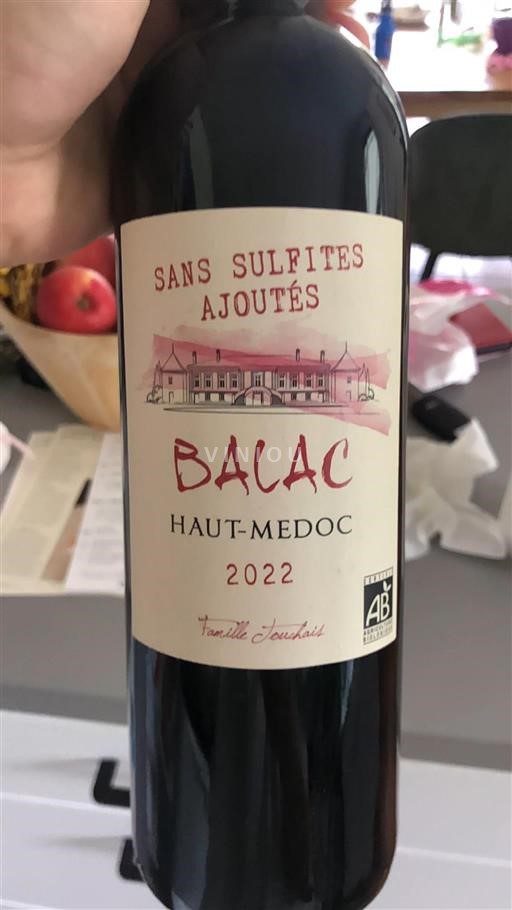 Bordeaux Haut-Médoc Balac 2022