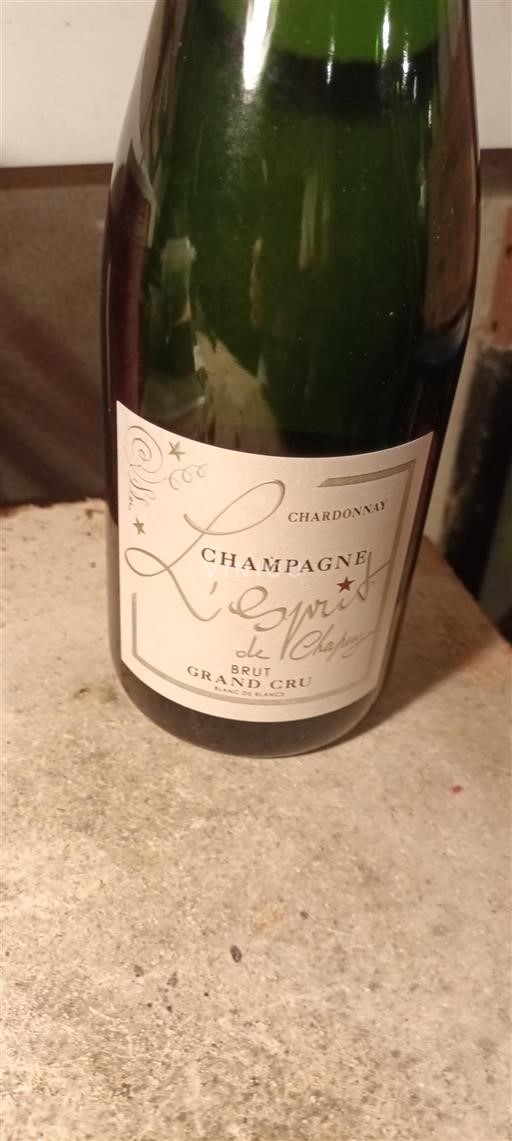 Champaña Champán L'Esprit de Chardonnay Sin añada