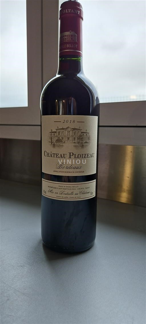 Burdeos Bordeaux Château Ploizeau 2018