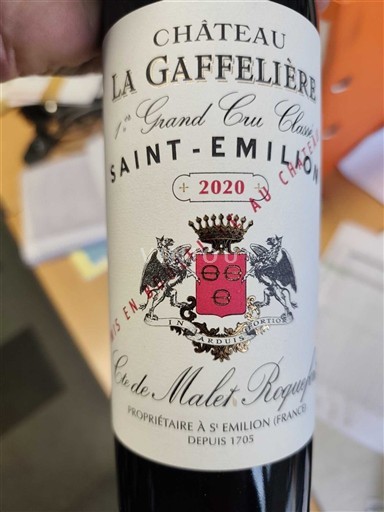 Bordeaux Saint-Émilion Grand Cru Château La Gaffelière 2020