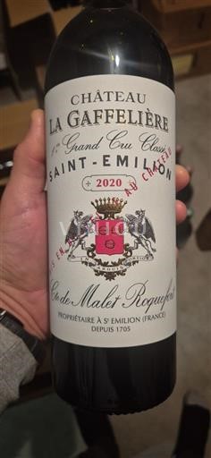 Bordeaux Saint-Émilion Grand Cru Château La Gaffelière 2020