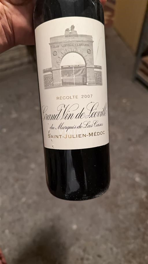 Vin Rouge sec Grand Vin de Léoville Clos Léoville Las Cases 2007 France Bordeaux Saint-Julien AOC