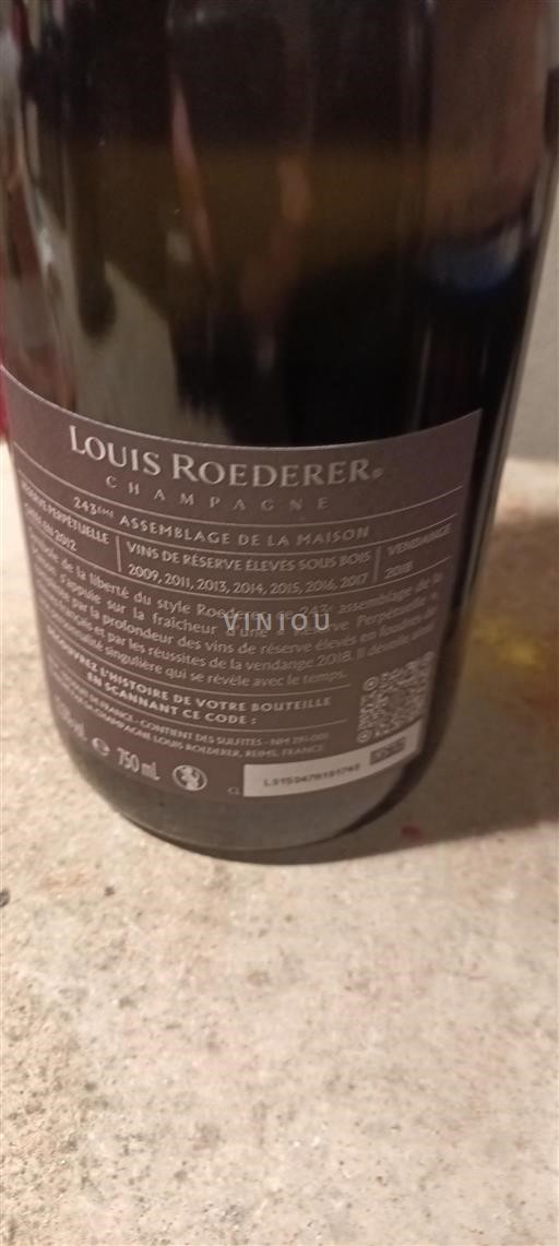 Champagne Champagner Louis Roederer Assemblage de la Maison 2018