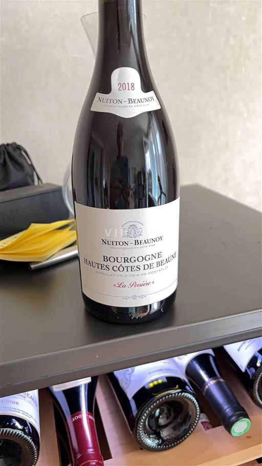 Burgund Hautes Côtes de Beaune Nuiton-Beaunoy La Perrière 2018