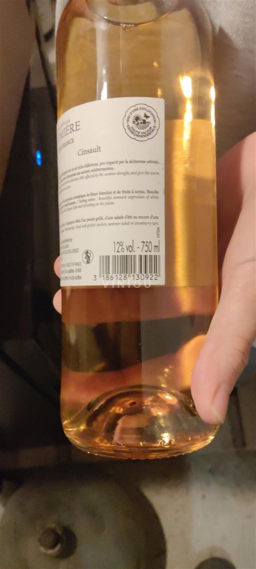 Languedoc-Roussillon Hérault Saint Jean de la Pommiere Cinsault Niet-geïntegreerd
