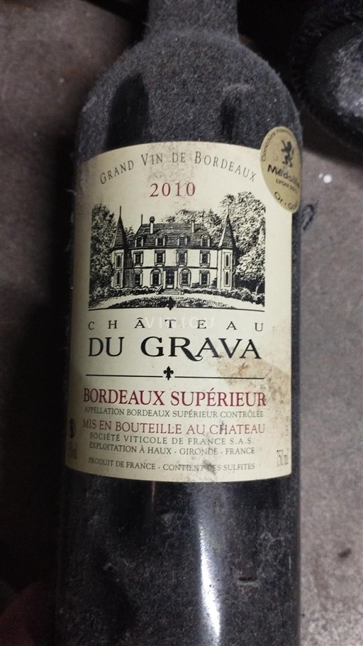 Bordeaux Bordeaux Supérieur Château Grava 2010