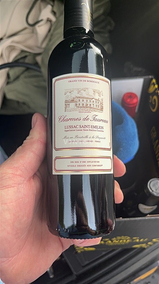 Bordéus Lussac-Saint-Émilion Charmes de Taureau 2022