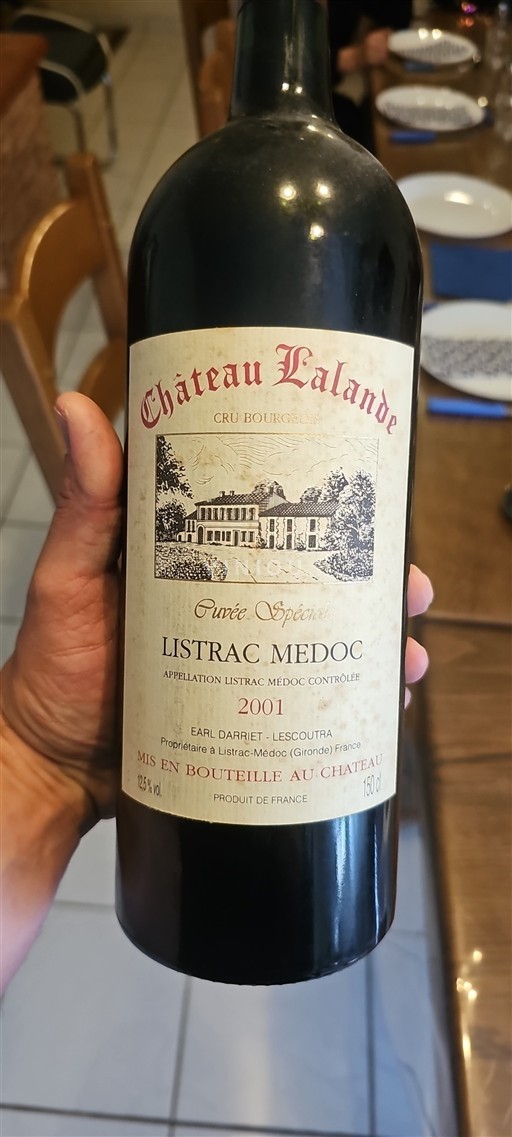 Bordeaux Listrac-Médoc Château Lalande Spéciale 2001