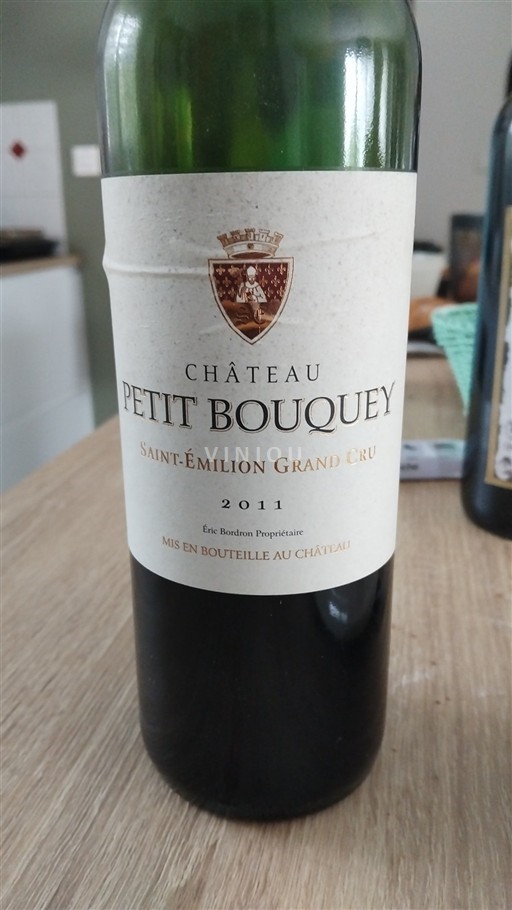 Bordeaux Saint-Émilion Grand Cru Château Petit Bouquey 2011