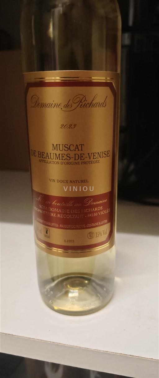 Valle del Rodano Moscato di Beaumes-de-Venise Domaine Des Richards 2023