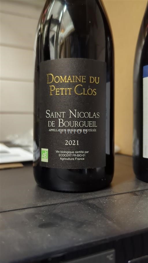 Loirevallei Saint-Nicolas-De-Bourgueil Domaine Petit Clos 2021