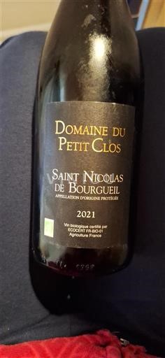 Loire-dalen Saint-Nicolas-De-Bourgueil Domaine Petit Clos 2021