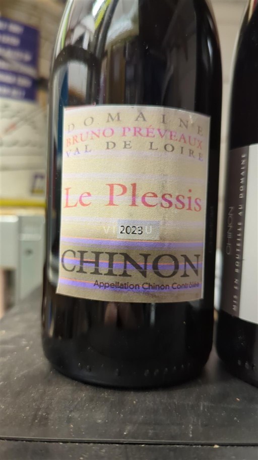 Vallée de la Loire Chinon Domaine Bruno Préveaux Le Plessis 2023