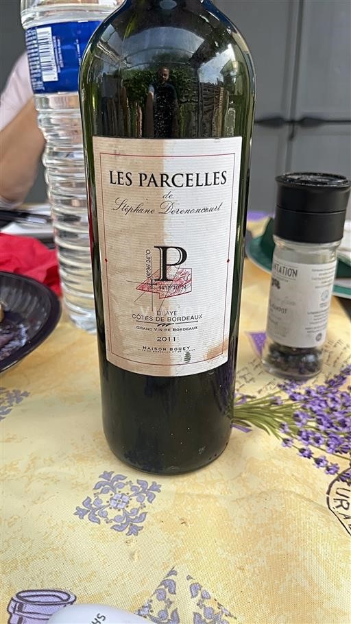 Burdeos Blaye-Côtes de Burdeos Les Parcelles Stéphane Derenoncourt 2011