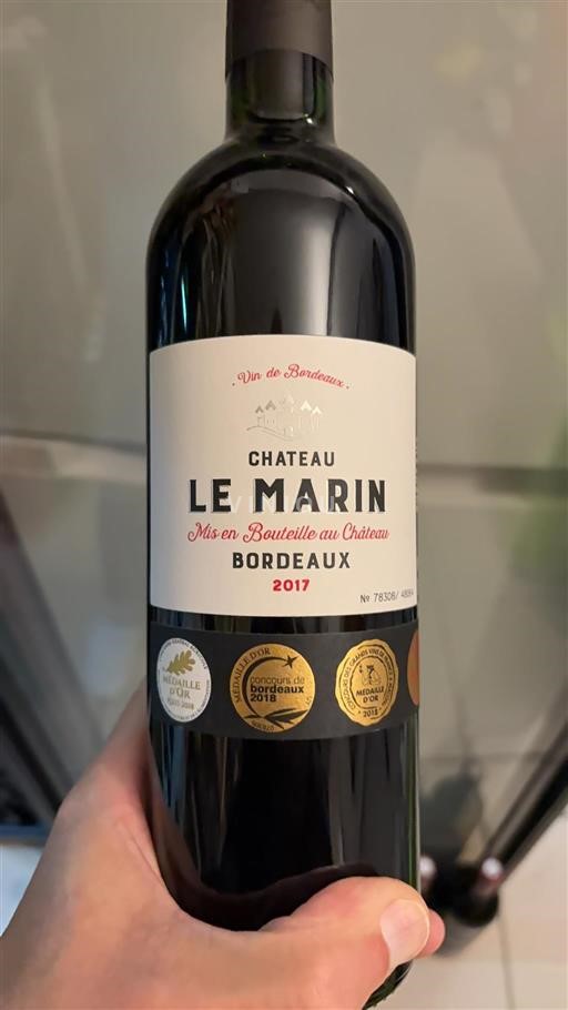 Bordeaux Château Le Marin 2017