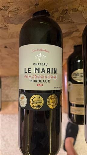 Bordeaux Château Le Marin 2017