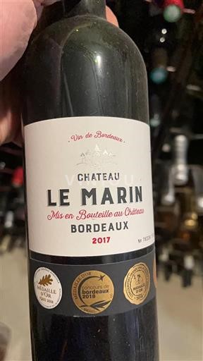 Bordoja Bordo Château Le Marin 2017