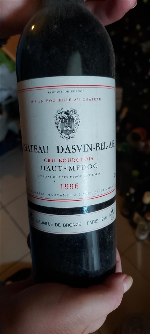 Bordeaux Haut-Médoc Cru Bourgeois Château Dasvin-Bel-Air 1996