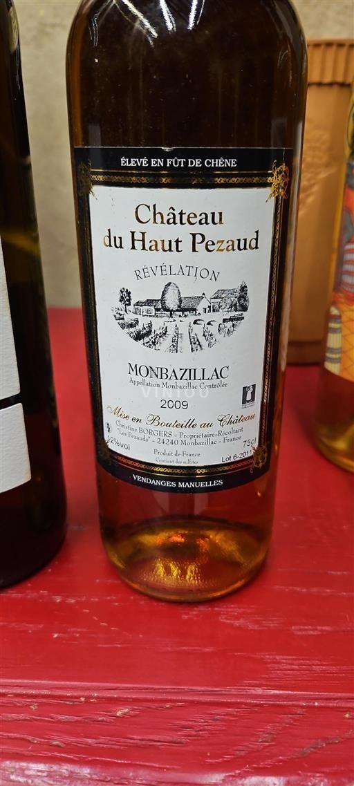Lounais-Ranska Monbazillac Château Haut Pezaud Révélation 2009