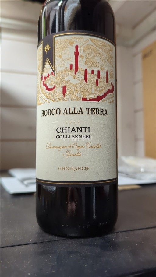 Tuscan Wines Chianti Geografico Borgo alla Terra 2022