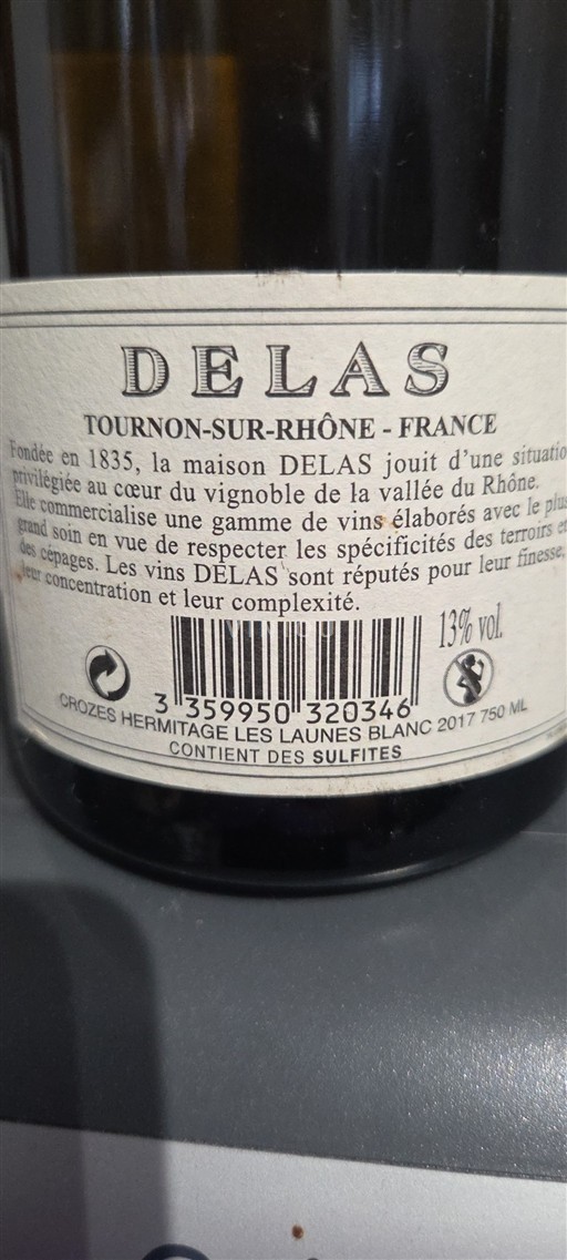 Rhônetal Crozes-Hermitage Delas Les Launes 2017