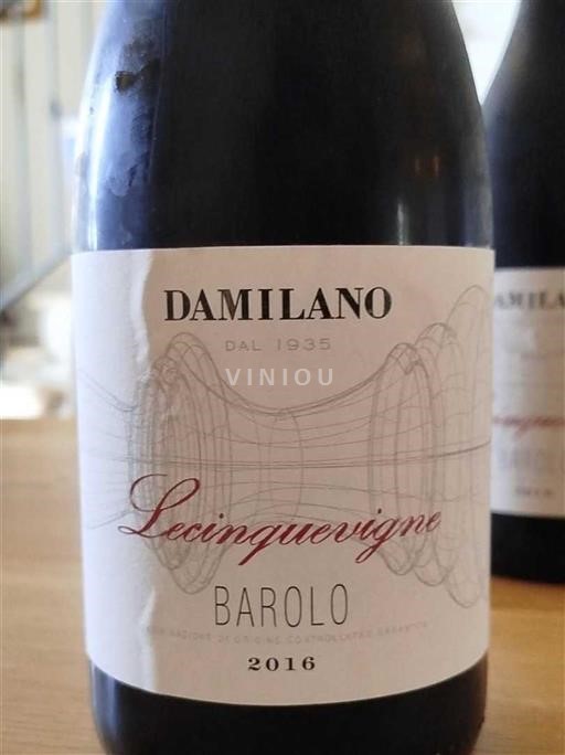 Piemonte Barolosta Damilano Lecinquevigne 2016