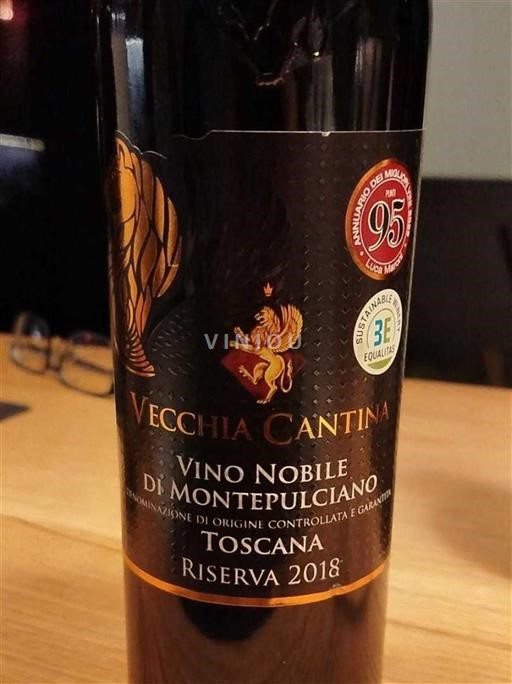Toscana Vino Nobile di Montepulciano Vecchia Cantina Riserva 2018