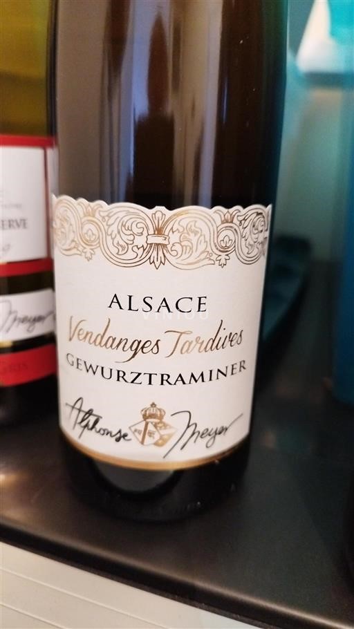 Alsazia Alphonse Meyer Gewurztraminer Vendanges Tardives 2020