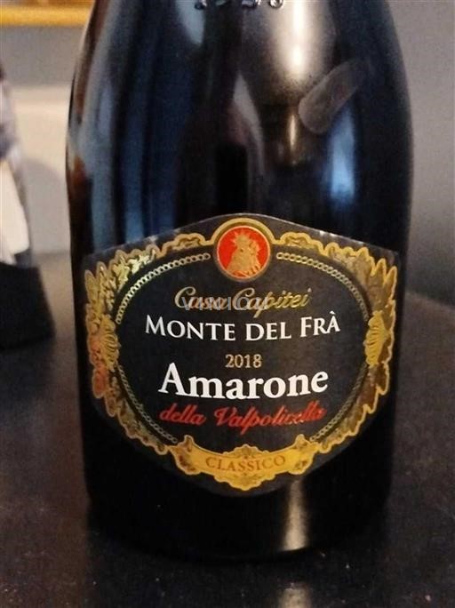 Véneto Amarone della Valpolicella Monte del Frà Casa Capitei 2018