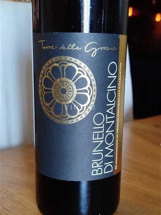 Toscana Brunello di Montalcino. Torre delle Grazie 2019