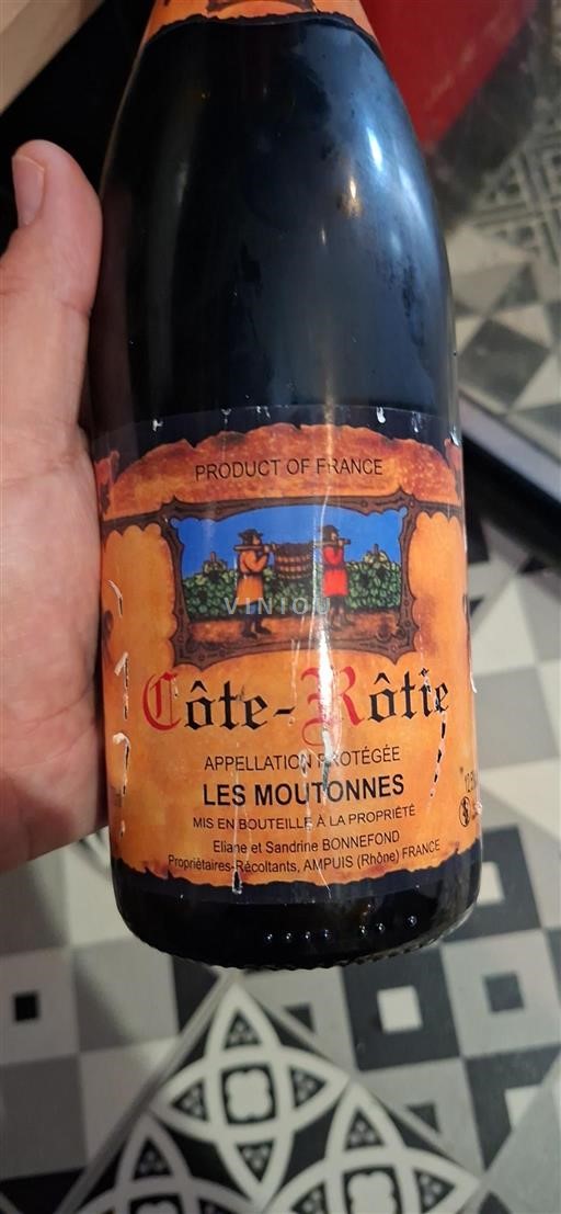 Rhône-dalen Côte-rôtie Eliane et Sandrine Bonnefond Les Moutonnes 2021