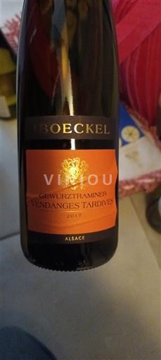 Elzas Niet gespecificeerd Vendanges Tardives Boeckel Gewurztraminer Vendanges Tardives 2017