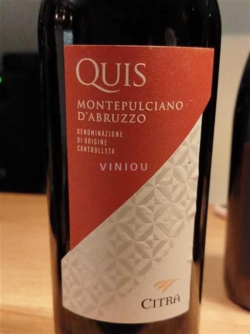 Abruzos Montepulciano d'Abruzzo Citra Quis 2020