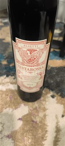 Вина Rouge sec Testarossa Pasetti 2021 Італія Абруццо Монтепульчано д'Абруццо DOC