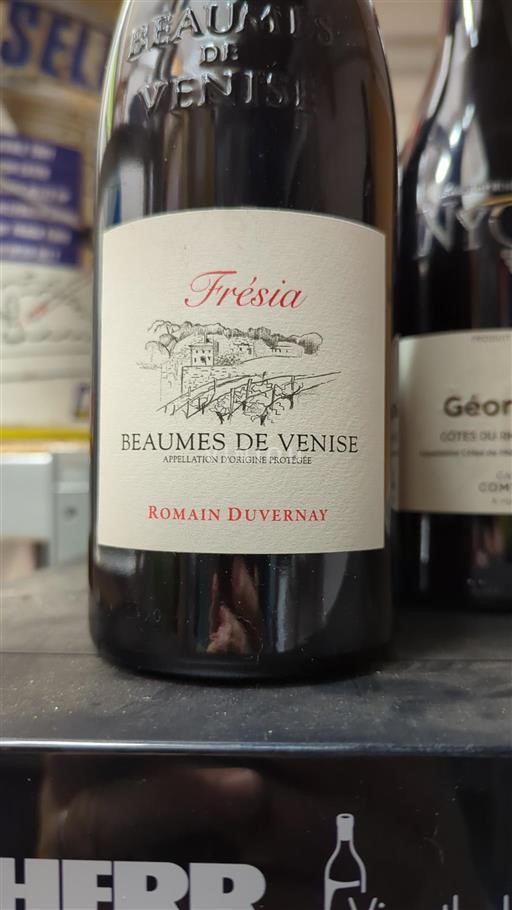 Rhônetal Beaumes de Venise Romain Duvernay Frésia 2018