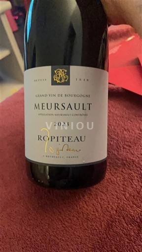 Bourgogne Meursault Ropiteau 2023