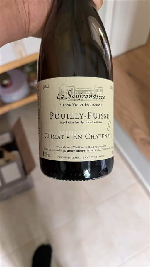 Burgund Pouilly-fuissé La Soufrandière En Chatenay 2022