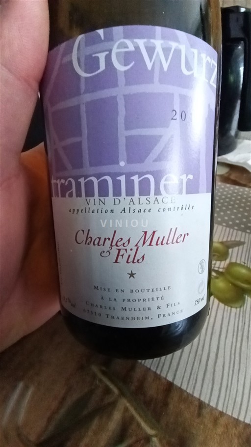 Alsace Gewurztraminer Charles Muller & Fils Gewurztraminer 2019