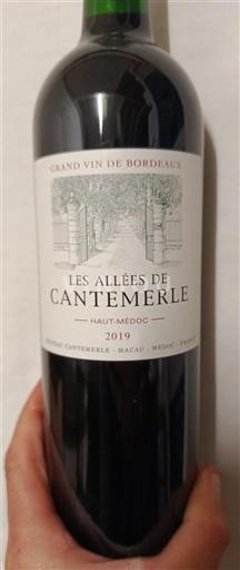 Bordeaux Haut-Médoc Cantemerle Les Allées de Cantemerle 2019