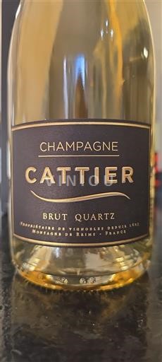 Champaña Champán Cattier Brut Quartz Sin añada