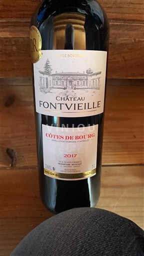 Bordeaux Côtes-de-bourg Château Fontvieille 2017
