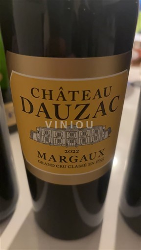 Bordeaux Margaux Grand Cru Château Dauzac 2022